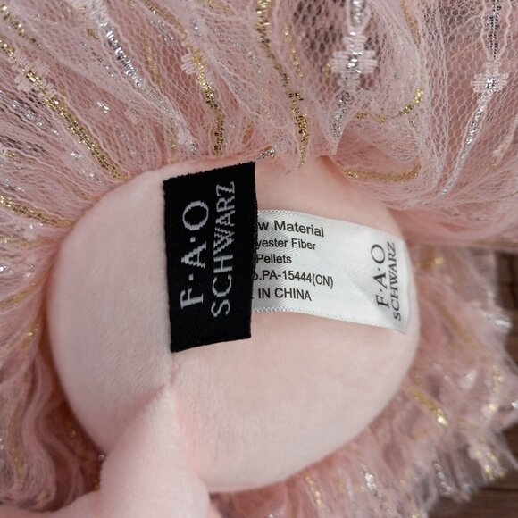 FAO Schwarz Petit Bon Pink Koala Bear Ballerina 12" Plush Snuggle Toy Stuffed - Picture 10 of 12